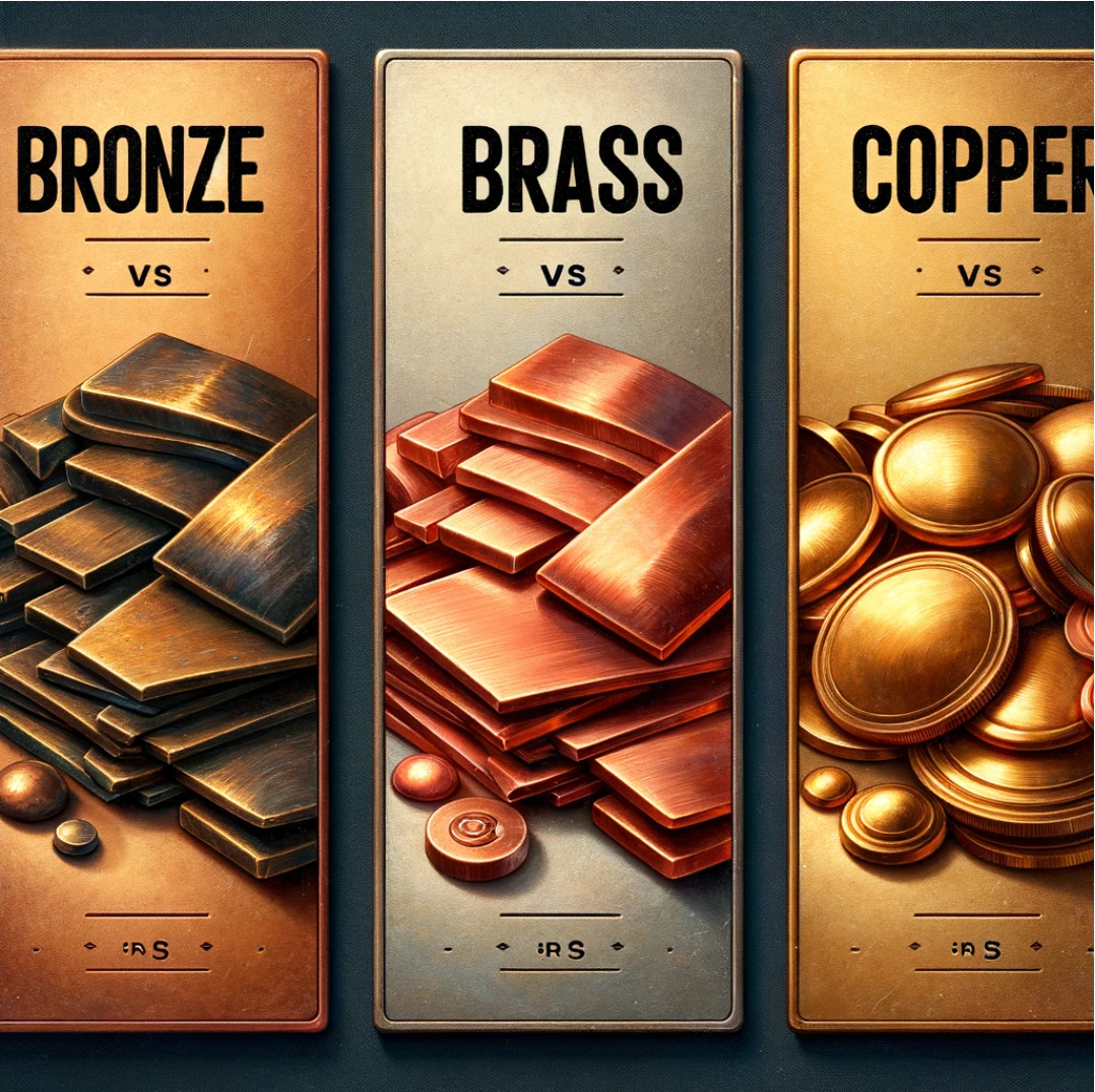 Différences entre le laiton, le bronze et le cuivre