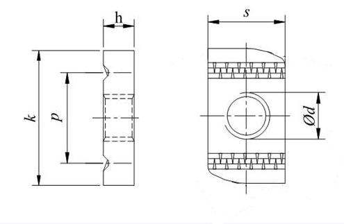 Noix de canal de jambe 